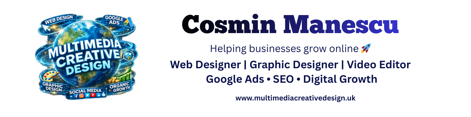 Multimedia Creative Design Banner