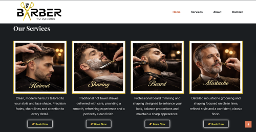 Screenshot 2026-02-14 at 07.49.03 💈 Barber Shop Website – Professional, Modern & Ready to Launch