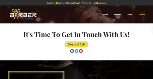 Screenshot 2026-02-14 at 07.50.54 💈 Barber Shop Website – Professional, Modern & Ready to Launch